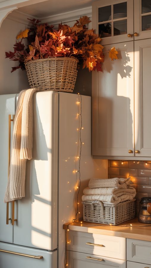 Decorating Above Cabinets and Refrigerators