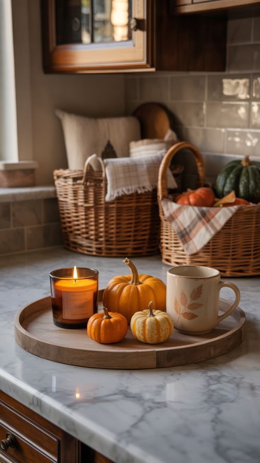 Maintaining Functionality in a Decorated Fall Kitchen