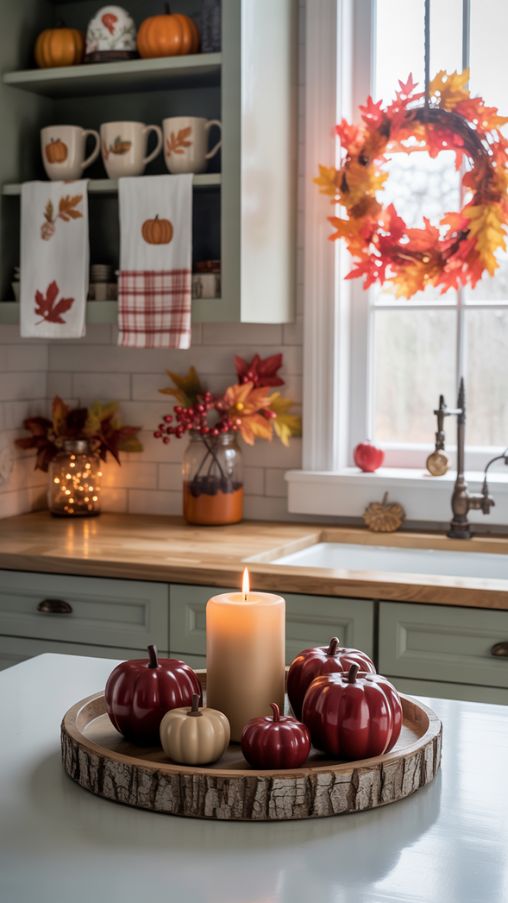 Simple Fall Kitchen Decorating Ideas That Make an Impact