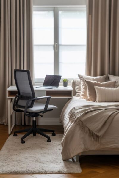Creating the Right Work Environment in a Guest Bedroom Office Combo