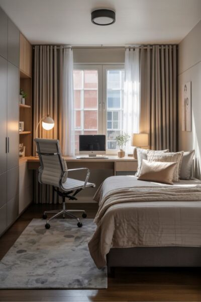 Creating the Right Work Environment in a Guest Bedroom Office Combo