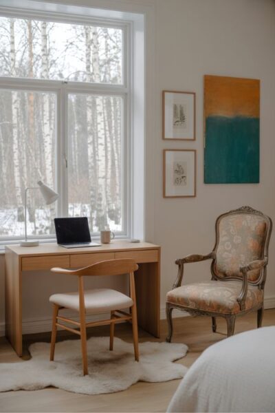 Inspirational Guest Bedroom Office Combo Ideas