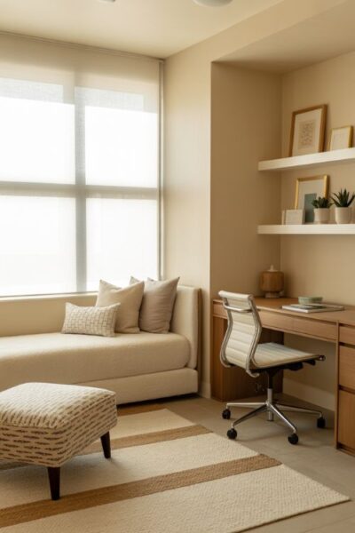 Large Guest Bedroom Office Combo Layout Ideas