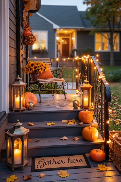 Outdoor Lighting for a Festive Porch Glow