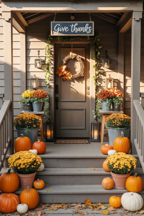 Seasonal Transition Porch Decor