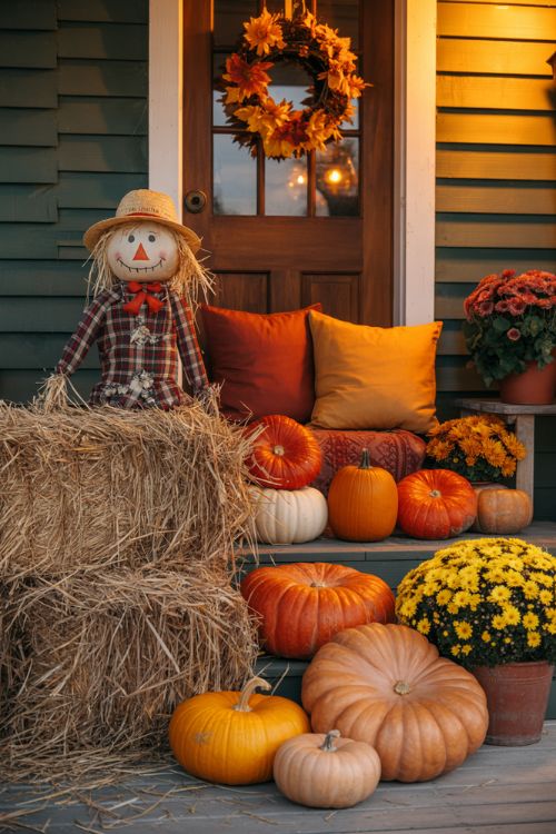 Thanksgiving Porch Decor Color Palettes