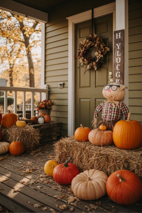 Thanksgiving Porch Decor Color Palettes