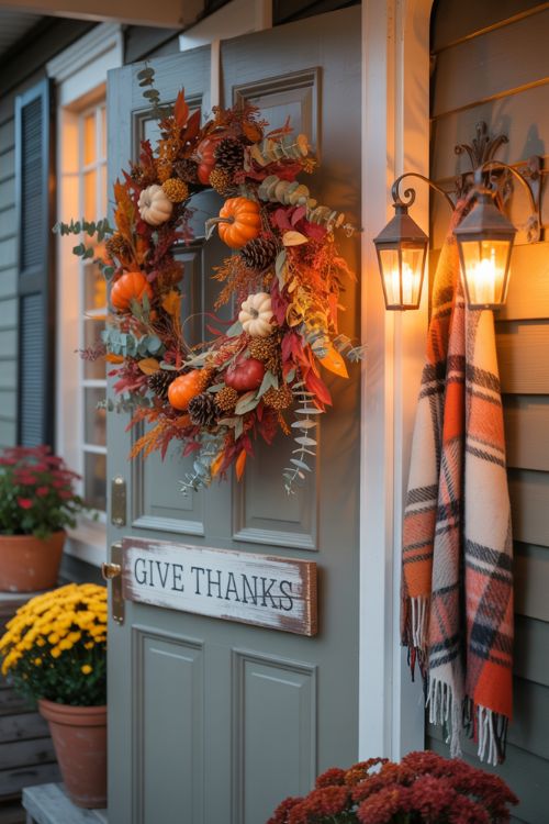 Welcoming Wreaths and Door Decor