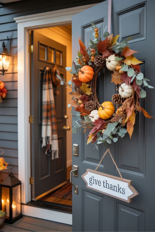 Welcoming Wreaths and Door Decor