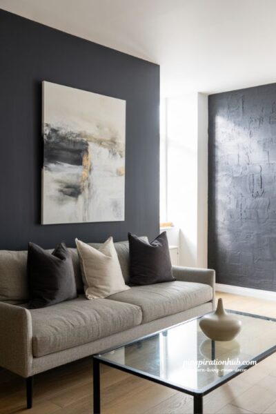 Bold Accent Wall for Your Modern Living Room