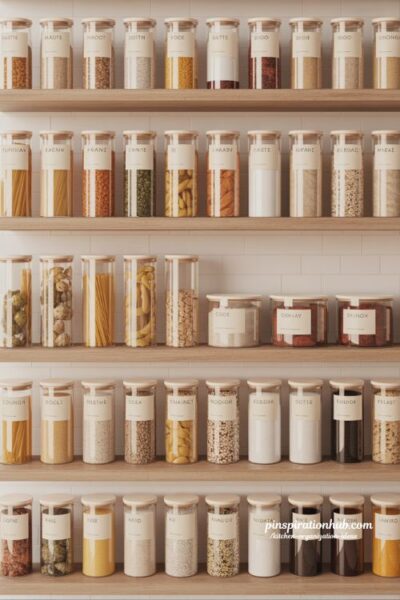 Clear Container Pantry Organization Ideas for Less Food Waste