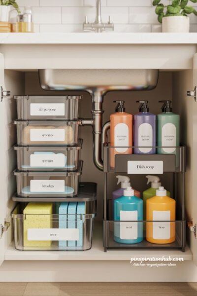 Effective Under-Sink Organization Ideas for a Tidier Kitchen