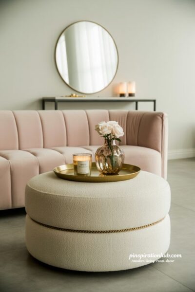 Elegance Made Easy: Modern Glam Living Room