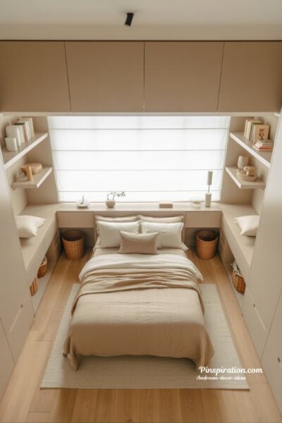 Organized bedroom decor ideas clutter free bedroom with smart storage and minimal calm design