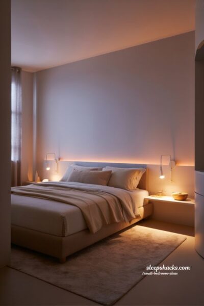 Small Bedroom Ideas Creative Lighting That Changes Everything Warm Cozy Interior Design