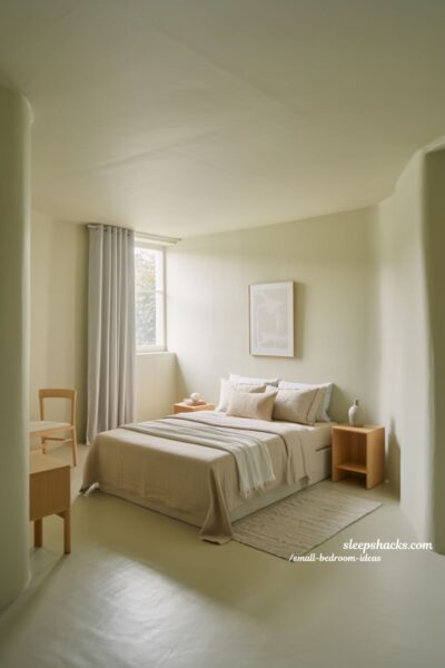 Small Bedroom Ideas Light Colors That Open Up Space Airy Minimal Interior Design