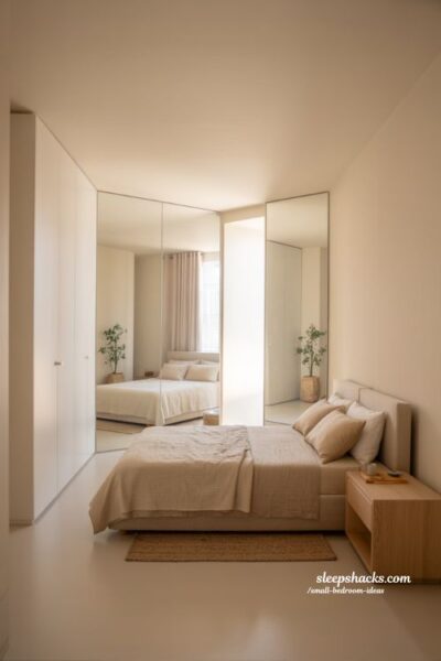 Small Bedroom Ideas Mirrors That Make Room Feel Bigger Bright Space Interior Design