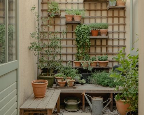 Small garden ideas for transforming tiny spaces into calm green retreats with vertical design and natural textures