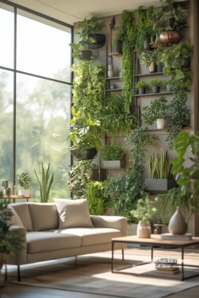 Vertical Garden Living Room Wall Decor Ideas to Bring Nature Inside