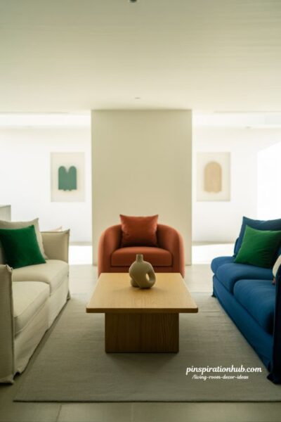 bold color living room decor ideas that pop modern neutral space with vibrant accent styling inspiration