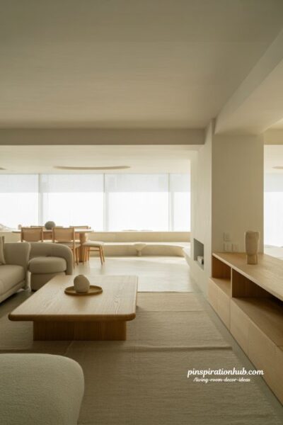 minimalist living room decor ideas for calm clear space with simple neutral modern interior inspiration