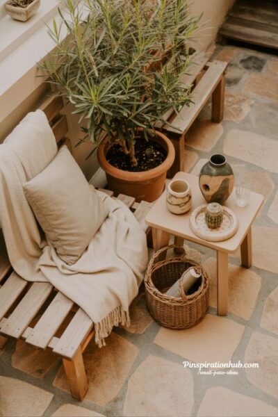 small patio personal decor ideas with cozy outdoor styling and meaningful handmade touches