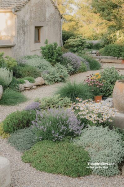 Low maintenance cottage garden ideas with hardy plants and easy care design