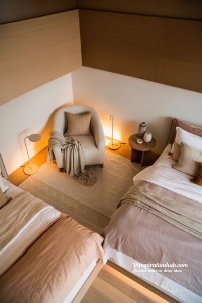 master bedroom reading nook ideas cozy sitting area corner chair bedroom design modern bedroom lounge space inspiration