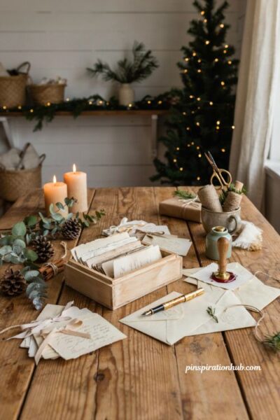 Handmade prayer wish affirmation box christmas gift with meaningful keepsake notes