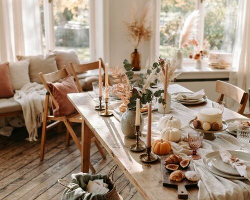 Fall sunroom baby shower ideas with warm autumn decor seasonal treats and cozy details