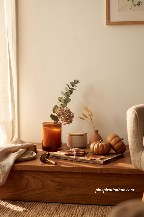 fall candles for a cozy autumn home with warm seasonal scents and rustic decor