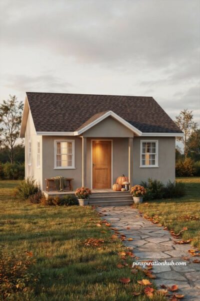 Bloxburg 15k no gamepass realistic fall starter cottage with cozy autumn porch