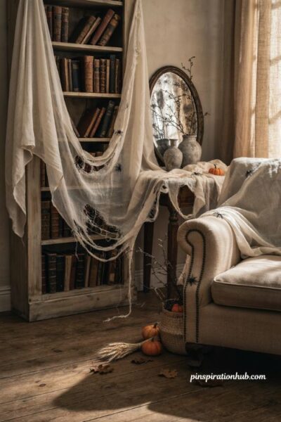 Gauze fabric Halloween furniture decoration