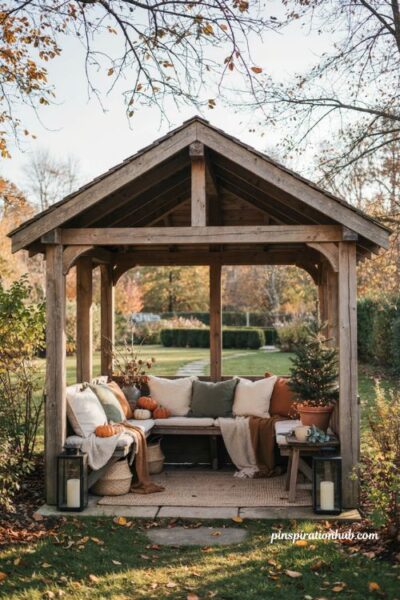 Gazebo backyard ideas for seasonal outdoor decor
