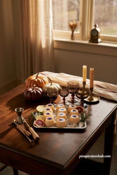 Halloween house party ideas for adults with DIY eyeball jello shots