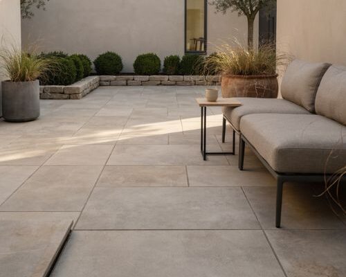 Modern patio paver ideas for small contemporary outdoor spaces