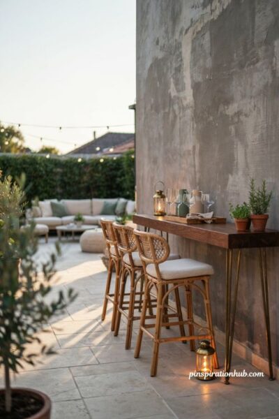 Outdoor bar ideas for a stylish backyard entertaining area