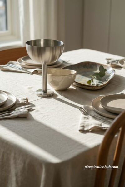 Sculptural serveware for a modern Thanksgiving table