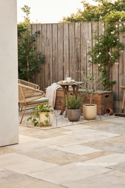 dream backyard furniture ideas for a small patio with comfortable scaled seating
